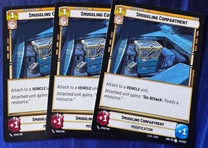 Star Wars Unlimited Spark of Rebellion 3X Smuggling Compartment Uncommon Card - Picture 1 of 2