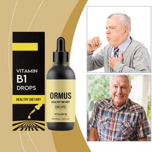 Liquid Vitamin B1 Thiamine Drops, Alcohol-Free Extract-Healthy Diet Oral DropsDE - Picture 1 of 19