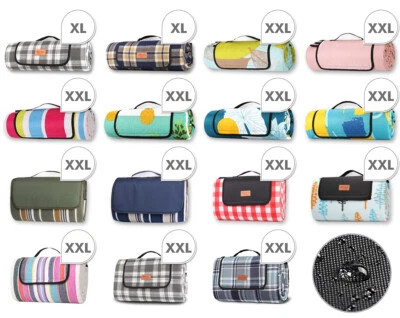 Sekey XL XXL Picknickdecke Wasserdicht Campingdecke Stranddecke mit Tragegriff