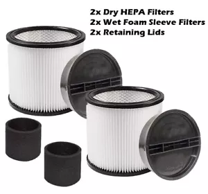 2 Pack Wet/Dry Cartridge Filter Kit for Shop-Vac SS16-550A SS16-650C 86EM350 - Picture 1 of 7