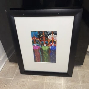 Quipao Framed artwork signed - Picture 1 of 6