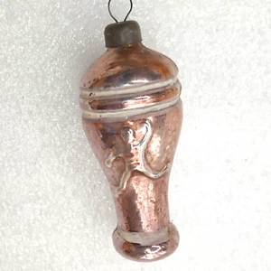 RARE Antique Vintage USSR Glass Christmas Tree Ornament Xmas Decoration Cup - Picture 1 of 5