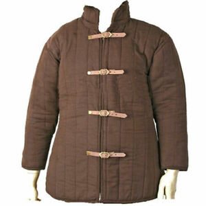 Gambeson-thick-padded-coat-Aketon-vest-Jacket-Armor-Awesome-Halloween-Gift thumb