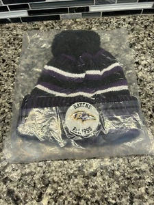 New Era 2019 NFL Baltimore Ravens Beanie Cap, One Size On Field 100 - Picture 1 of 5