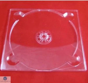 5 CD Digi Tray Clear High Quality (for Card Sleeved CDs) CD Size Flexi Tray NEW - Afbeelding 1 van 2