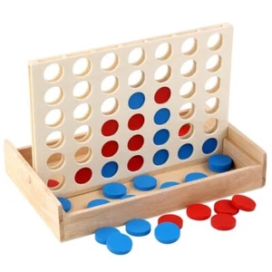 Fun Four in A Row Bingo Chess Educational Chess Connect Game Children Gifts - Picture 1 of 14