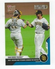 2020 TOPPS NOW #362 Rosenthal Austin Nola 26/49 Blue Parallel San Diego Padres
