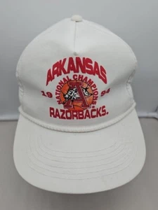 Arkansas Razorbacks 1994 NCAA National Champions Young An Hat Brand Rope Cap Vintage - Bild 1 von 14