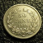 France 50 centimes 1845B silver 90% (2.5 g) VF