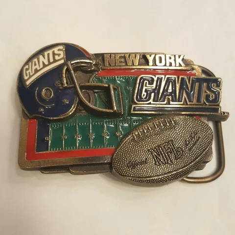 Vintage New York Giants Belt Buckle 2003 Made in USA Cover
