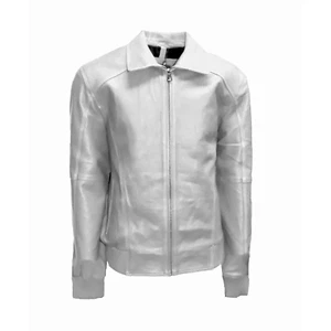 BARYA NEW YORK Men's Leather Bomber Jacket - Picture 1 of 47