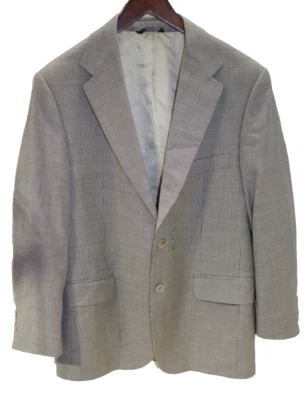 204 NUEVO Abrigo Deportivo Brooks Brothers Italia Para Hombre 40S Lana Peinada Pata de Gallo Foto 1 de 4