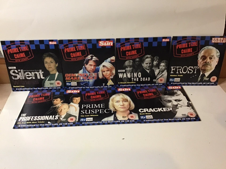 The Sun Prime Time Crime. Complete Set Of 7 Discs. - Image 1 of 1