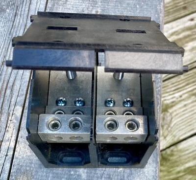 MARATHON Distribution Block 1332270 Two Pole NOS W/Cover & Hardware - Image 1 of 4