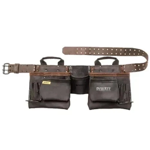 DeWALT DWST550112 Carpenter's Leather Tool Apron 11 Pockets - Image 1 of 1