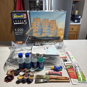 Revell #05159 1/200 Russian Barque Kruzenshtern W/ Extras - Picture 1 of 12