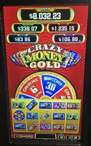 CRAZY MONEY GOLD PCB GAME BOARD HET FIRELINK slot machine - Picture 1 of 3