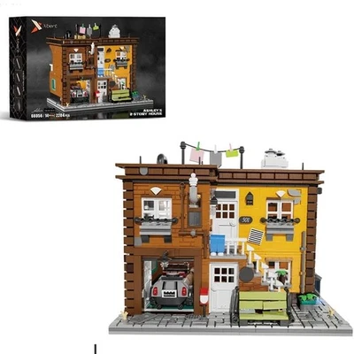 2284PCS English Cottage Building Blocks Retro House with Car Model Kit - Image 1 of 4