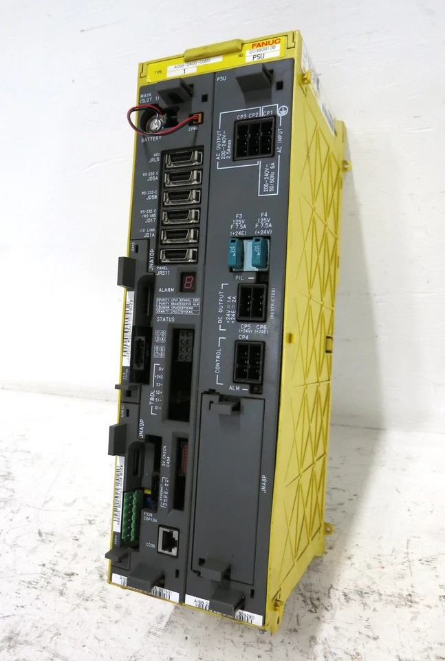Fanuc A16B-3200-0412 + A16B-2203-0370 Robot Control CPU Board Power Supply PLC - Image 1 of 4