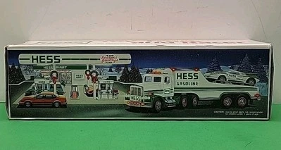 Vintage 1991 Hess Toy Truck And Racer. - Image 1 of 4