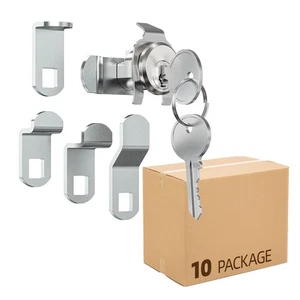 10 Stück Briefkastenschloss Ersatz mit 2 Schlüsseln - Universal passend für Post... - Bild 1 von 7