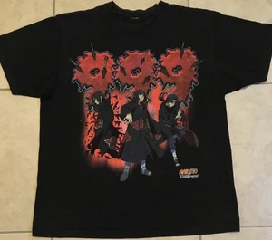 Naruto Shippuden Faded 999 Sasuke Shirt XL Cartoon Manga Anime Dragon Ball Z Y2K - Picture 1 of 17
