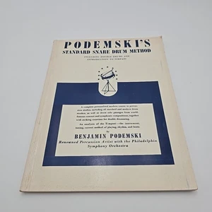 Podemski's Standard Snare Drum Method Including Double Drums Timpani - Picture 1 of 8