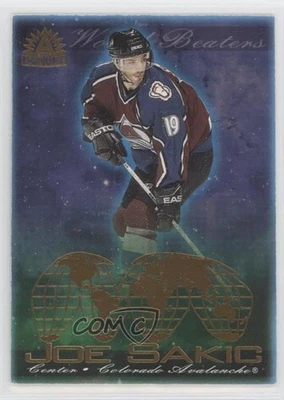 2001-02 Pacific Adrenaline World Beaters Joe Sakic #3 Salón de la fama Foto 1 de 2