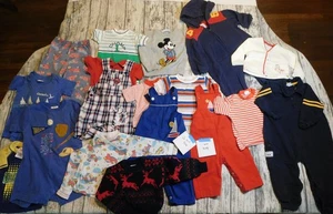 LOT VTG BOY CLOTHES TODDLER 80s 90s 12-24 MONTHS ROMPER OUTFIT HEALTHTEX TIGGER - Picture 1 of 23