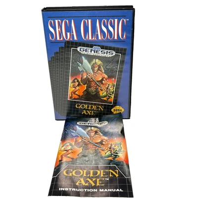 Golden Axe Sega Genesis 1992 Game Instruction  Manual and Case ONLY - Image 1 of 4