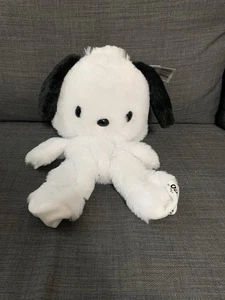 BAB Build a Bear Pochacco weiß schwarze Ohren Hund UNGEFÜLLT Plüsch Schmuckstück - Bild 1 von 5