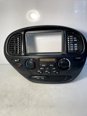 2001-2004 Toyota Sequoia Radio And Climate Control Black OEM MM2-M81 - Image 1 of 4