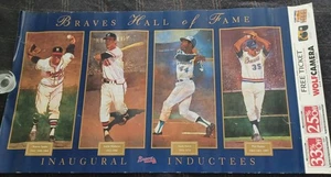 Atlanta Braves Poster Atlanta Braves Hall of Fame Poster Braves HOF Poster Spahn - Picture 1 of 6