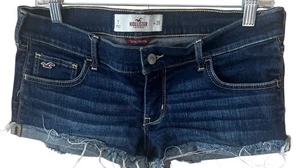 Hollister Damengröße 7 Distressed Denim Shorts ausgefranst roher Saum SoCal Stretch 31 x 2 - Bild 1 von 11