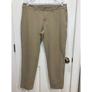 Pantalones Lululemon ABC Para Hombre Caqui Chino Elastizados Calce Ajustado Talla 36x30 - Imagen 1 de 5