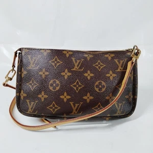 Louis Vuitton LV Shoulder Bag M51980 Pochette Accessoires Brown Monogram 3131432 - Picture 1 of 11
