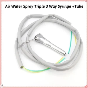 Pulverizador de agua de aire dental triple 3 vías jeringa pieza de mano + 2 boquillas puntas tubos - Imagen 1 de 27