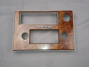 78-85 Cutlass Olds G Body Dash Radio Trim Plate Bezel Woodgrain Diesel 5.7L 350 - Picture 1 of 24