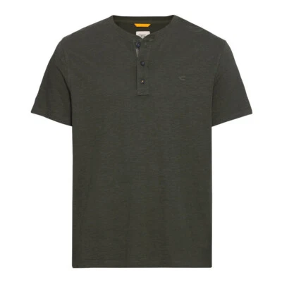Camel active Camiseta Hombre Henley Caña Verde Uni 9T84 409474 91 Hoja Verde - Imagen 1 de 4