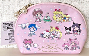 Sailor Moon Cosmos Sanrio characters make up pouch Hello Kitty from Japan