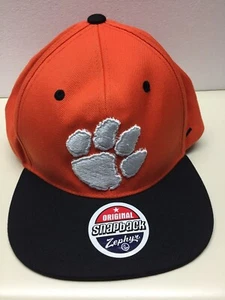 Gorra bordada gorra bordada de los Tigres de la Universidad de Clemson-billete recto- totalmente nuevo--- - Imagen 1 de 4