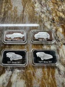 Ford Mustang Silber Kunstbarren !! Ford Generalüberholte Motorteile und Fast Fords!  - Bild 1 von 6