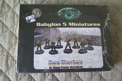 BABYLON 5 NARN WARRIORS 8 PEWTER RPG MINIATURES SEALED NEW MONGOOSE MGP-331002 - Image 1 of 2