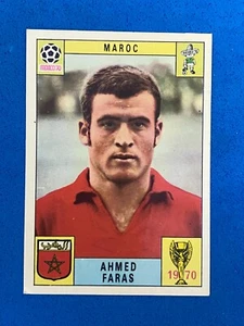 Figurina Panini Sticker WC Mexico 70 Original Mint Ahmed Faras Maroc - Imagen 1 de 2