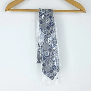 Cravatta Christian Dior Dior Taglia One Size Uom Logo Comodo Cotone Pratico Blu - Imagen 1 de 4