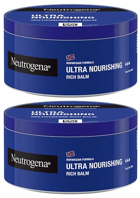 2 BÁLSAMO RICO ULTRA NUTRITIVO NEUTROGENA para piel muy seca 300 ml 10 fl oz Foto 1 de 4