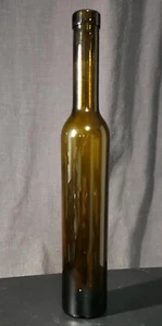 Vintage Braunglas schmale Weinflasche - Bild 1 von 3