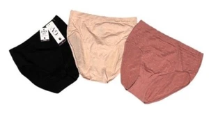 Gloria Vanderbilt 3 Pk Seamless Dotted Brief Panties SMALL (15-EX) - Picture 1 of 7