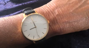 Vimora watch Quartz new ,white face ,faux lizzard band. - Picture 1 of 7