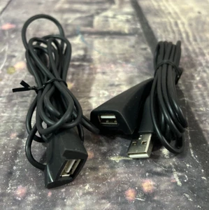 Set Of 2 USB Extension Cables 5’ Long - Picture 1 of 4